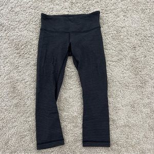 Lululemon Align Cropped Stripped Leggings